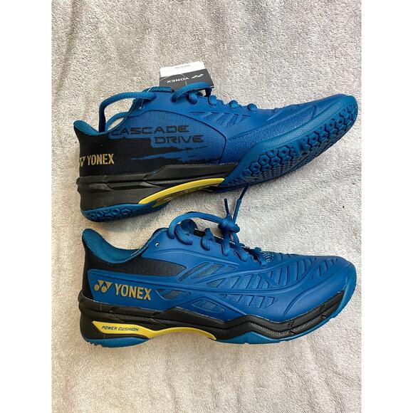 Yonex Cascade Drive Shoes Mens 7 Womens 8.5 Teal Athletic Badminton Y2K Retro - Picture 3 of 10